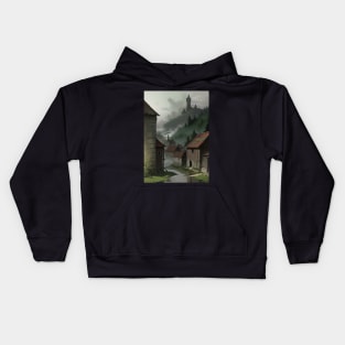 The Village of Barovia - Looming Castle Ravenloft Kids Hoodie